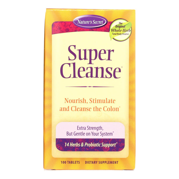 Nature's Secret Super Cleanse: 100-Tablet Pack