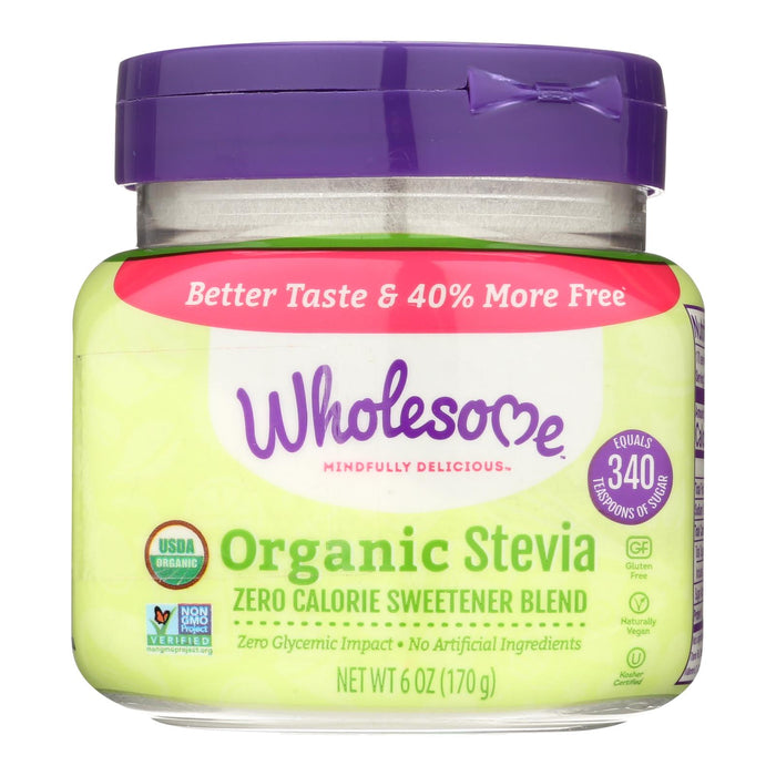 Wholesome! Organic Stevia Extract Sweetener (Pack of 6 - 6 Oz.)