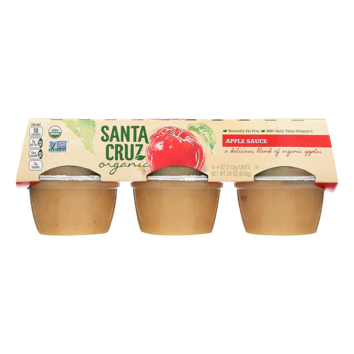 Santa Cruz Organic Apple Sauce Case of 12 - 4 Oz. Pouches