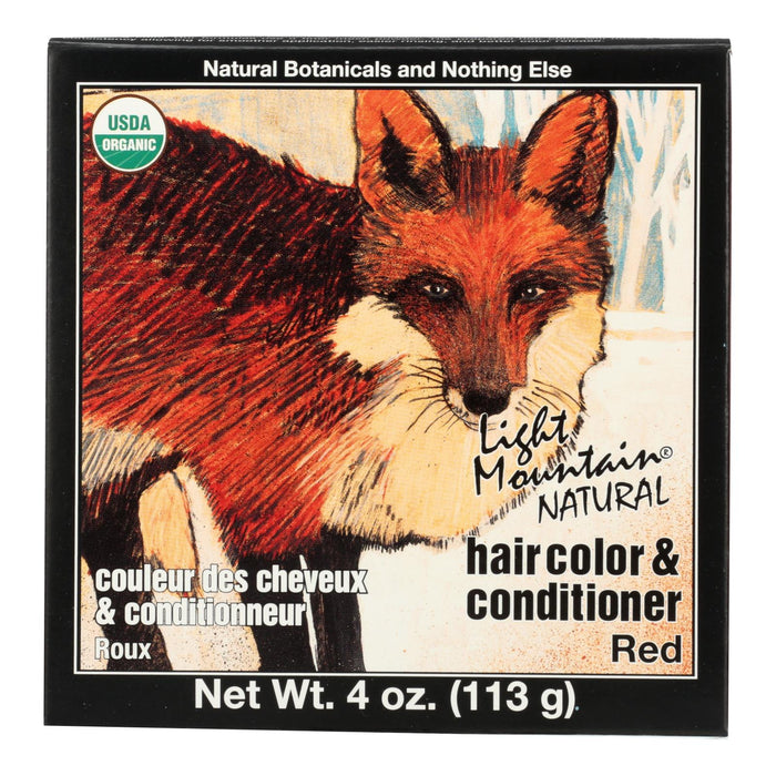 Light Mountain Organic Hair Color and Conditioner (4 Oz., Red)