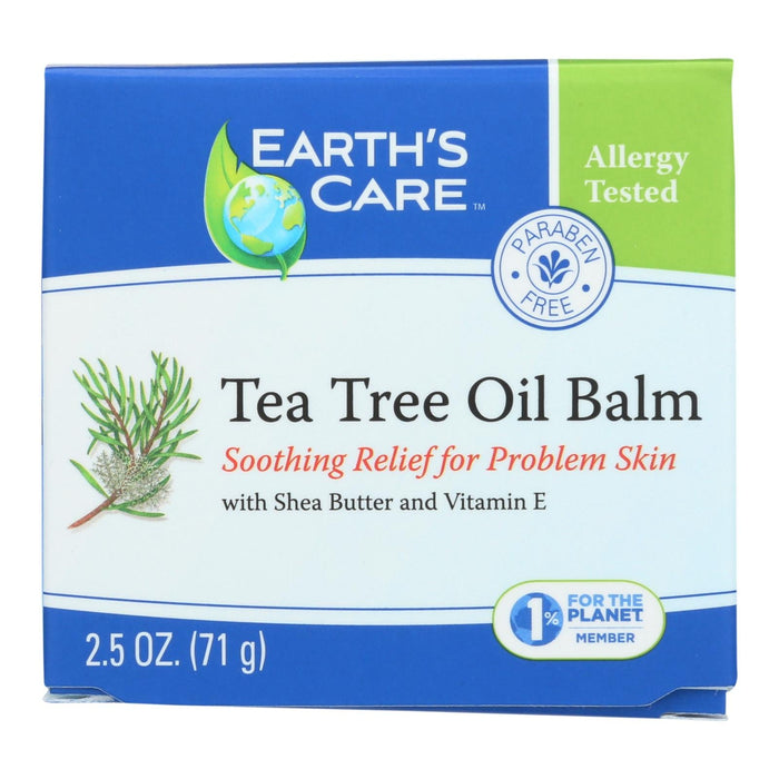 Earth's Care Tea Tree Oil Balm, 2.5 Oz.