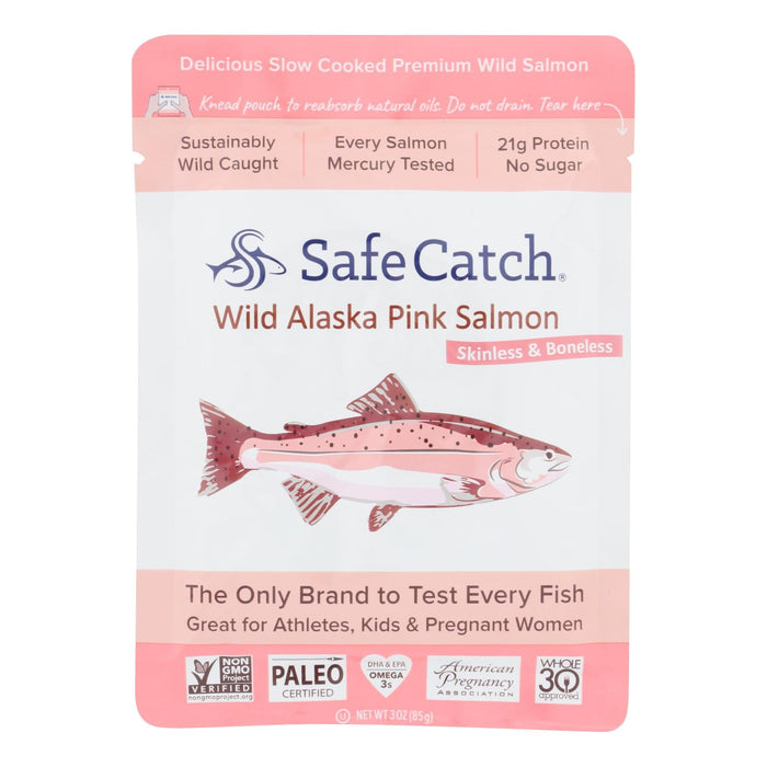 Safe Catch Wild Alaskan Pink Salmon - (Pack of 12 - 3 Oz.)