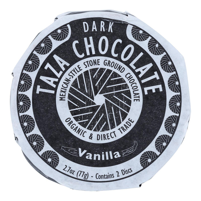 Organic Mexican Chocolate Discs (Pack of 12) - Taza 50% Dark Vanilla 2.7 Oz