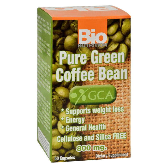 Bio Nutrition Pure Green Coffee Bean Extract 50 Gelcaps