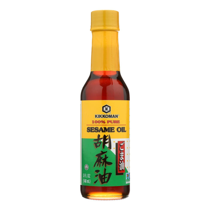 Kikkoman Premium Quality Sesame Oil, 5 Fl Oz (Pack of 12)