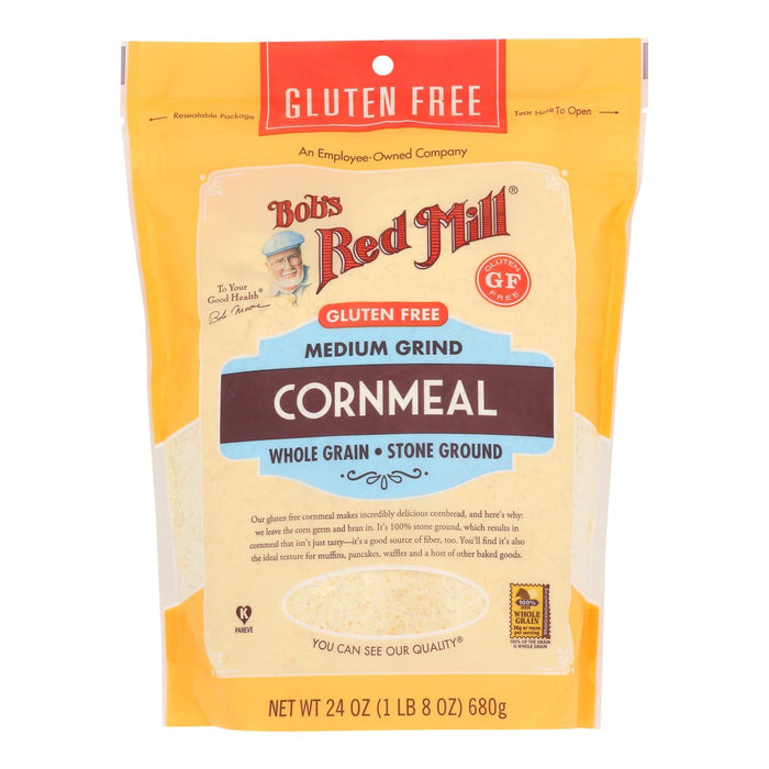 Bob's Red Mill Gluten Free Fine Cornmeal | 96 Oz. (Pack of 4) | Organic, Non-GMO, Kosher