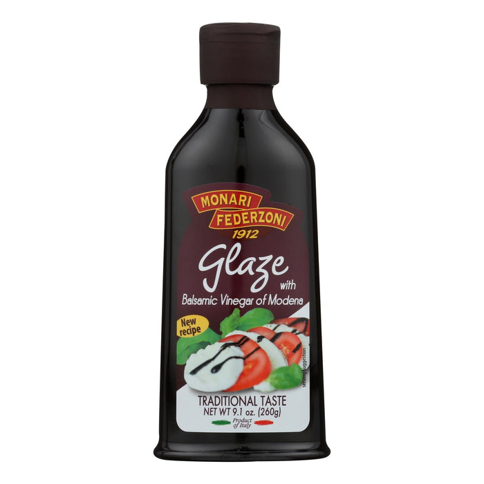 Monari Federzoni Glaze with Balsamic Vinegar of Modena, 9.1 Fl Oz. Pack of 6