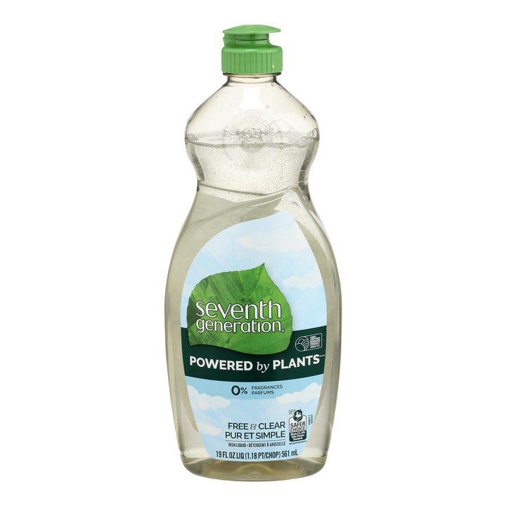 Seventh Generation Dish Liquid, Free & Clear - Thumbnail 3