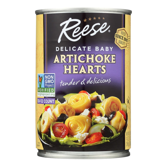 Reese Delicate Baby Artichoke Hearts, 14 oz (Pack of 12)