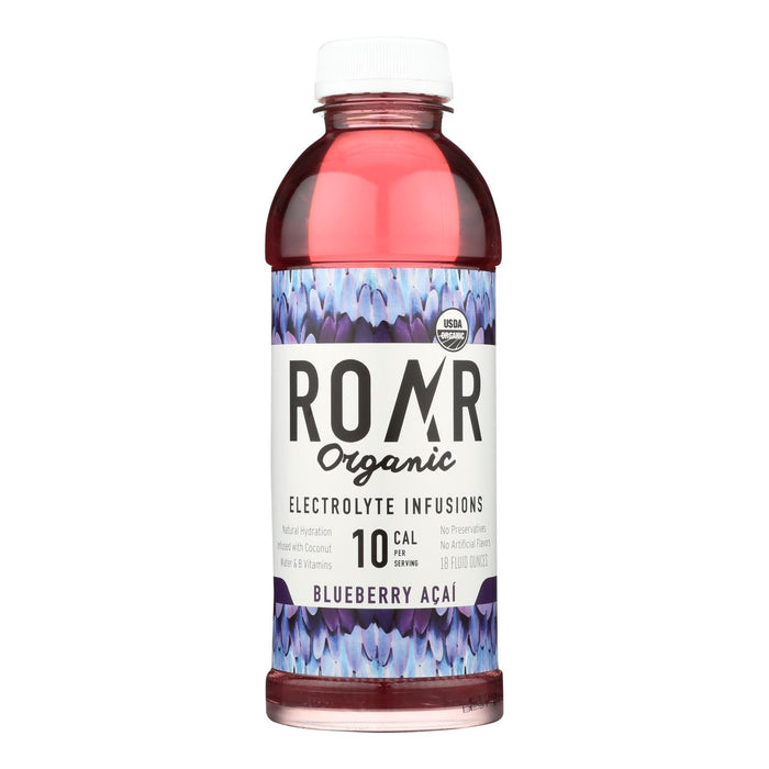 Roar Organic Water Blueberry Acai 12-Pack (18 Fl Oz. Each)