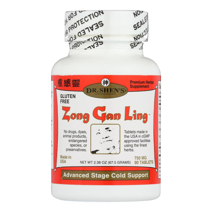 Dr. Shen's Zong Gan Ling Severe Flu Relief (Pack of 90 Tablets)