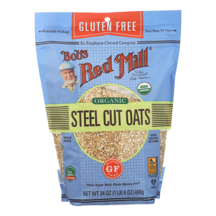 Bob's Red Mill Gluten Free Organic Steel Cut Oats (4.x 24 oz)