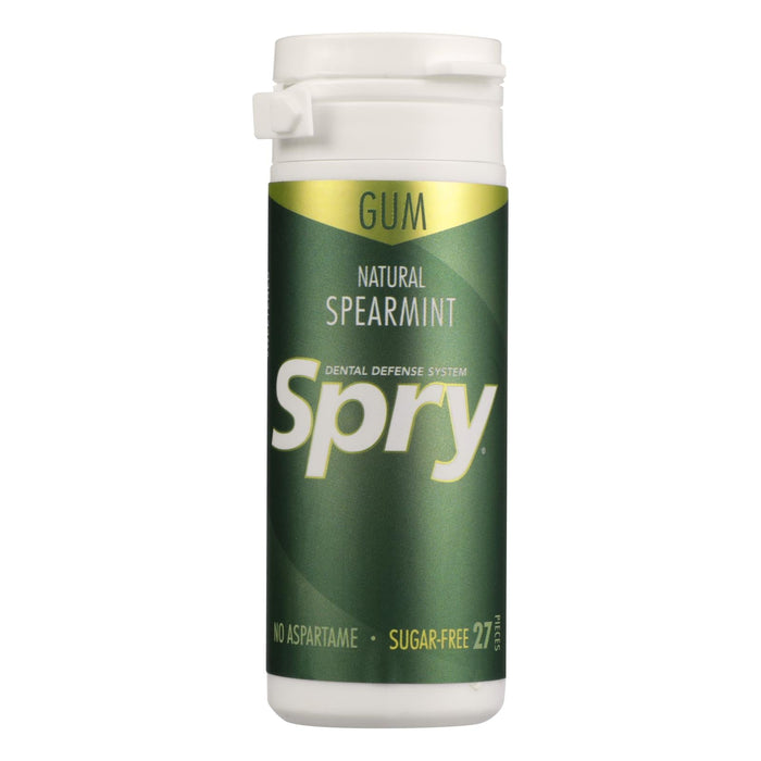 Spry All Natural Spearmint Sugar-Free Chewing Gum (Pack of 6 - 27 Ct.)