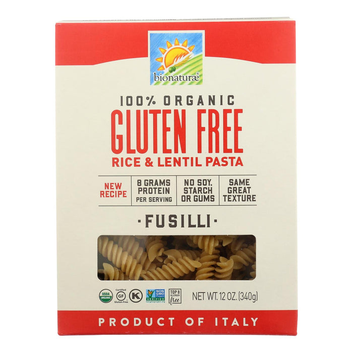 Bionaturae Gluten-Free Fusilli Pasta, 12-Ounce (Pack of 12)