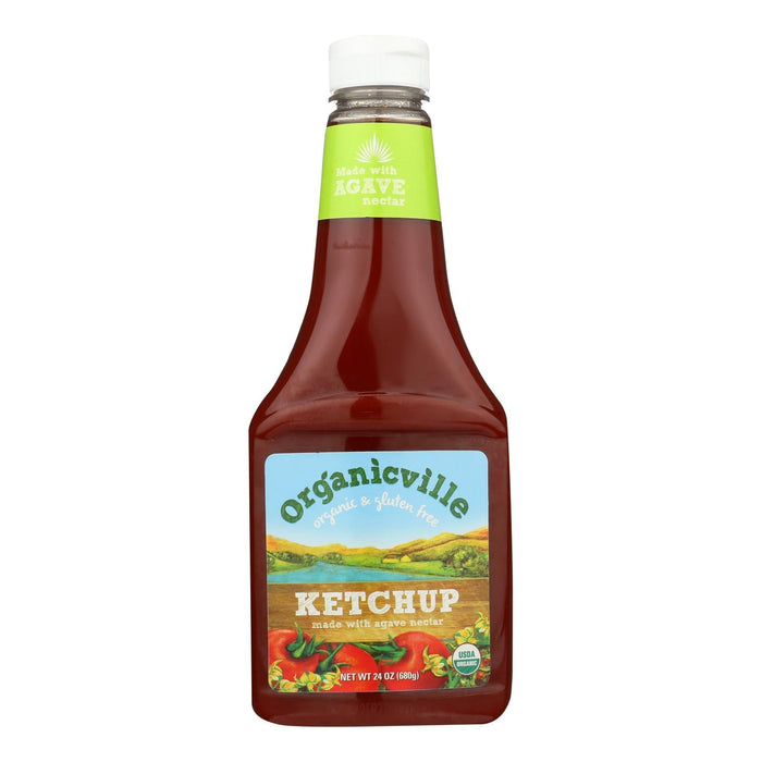Organic Ville Tomato Ketchup - 24 Oz., Pack of 12