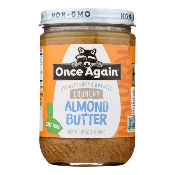 Once Again Almond Butter Crunch 16 Oz. (Pack of 6)