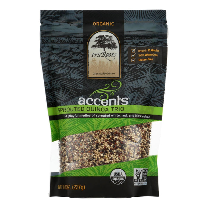 Truroots Organic Sprouted Trio Quinoa Accents  (6 Pack, 8 Oz. each)
