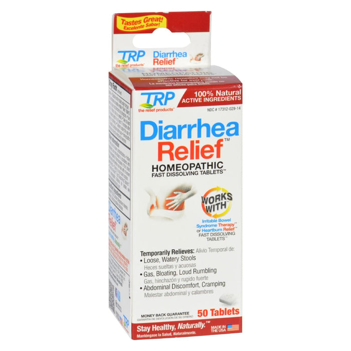 Trp Diarrhea Relief (50 Tablets):  Natural Support In Case of Diarrhea