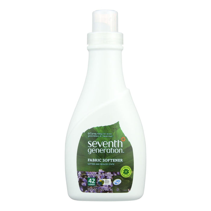 Seventh Generation Natural Fabric Softener: Blue Eucalyptus & Lavender, 32 Fl Oz (Pack of 6)