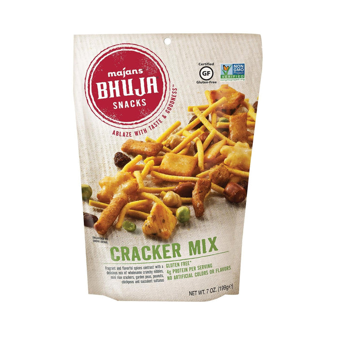 Bhuja Snacks Cracker Mix: Crispy and Crunchy 6-Pack (7 Oz.)