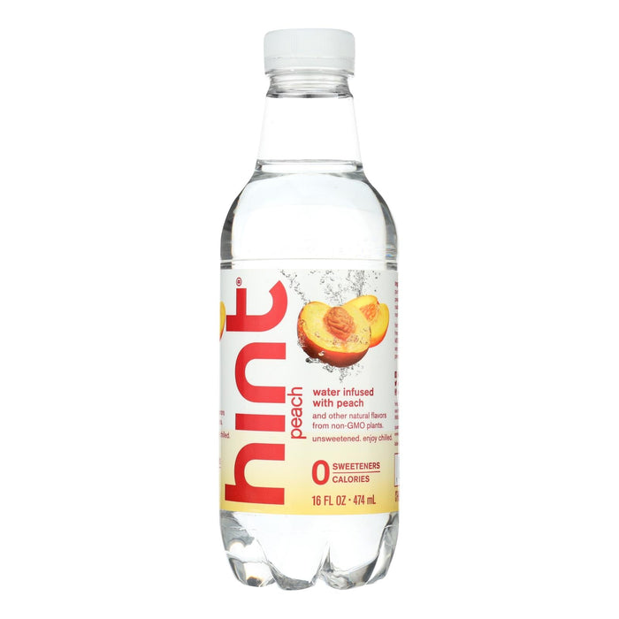 Hint Peach Water 16 Fl Oz. I 12-Pack