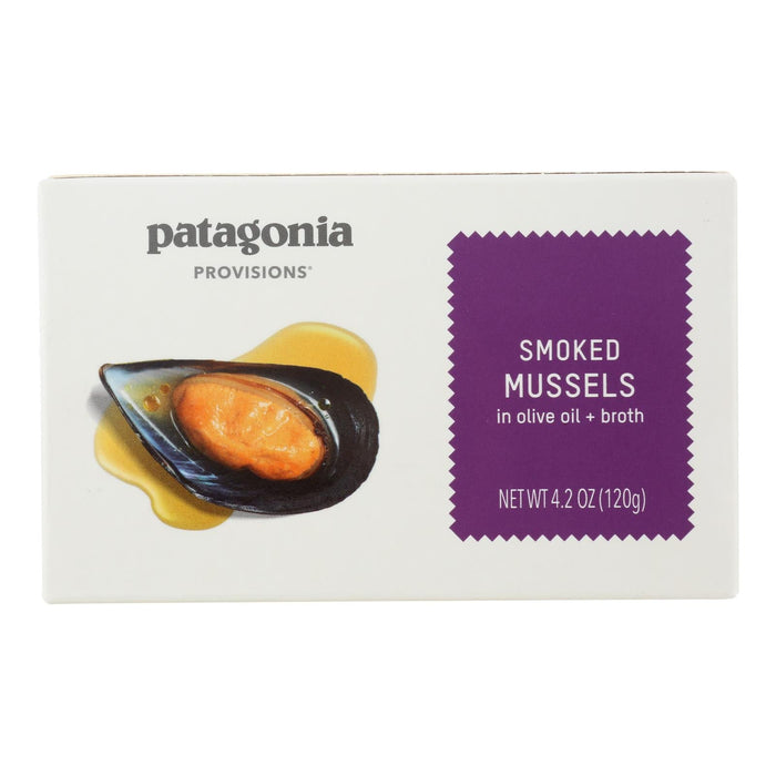 Patagonia Smoked Mussels, 4.2 Oz. (Pack of 10)