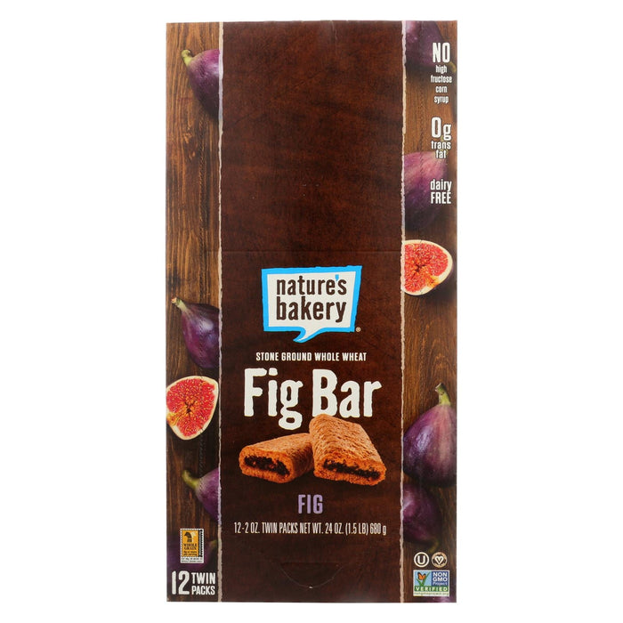 Nature's Bakery Stone Ground Whole Wheat Fig Bar - Original - 2 Oz. - Case of 12