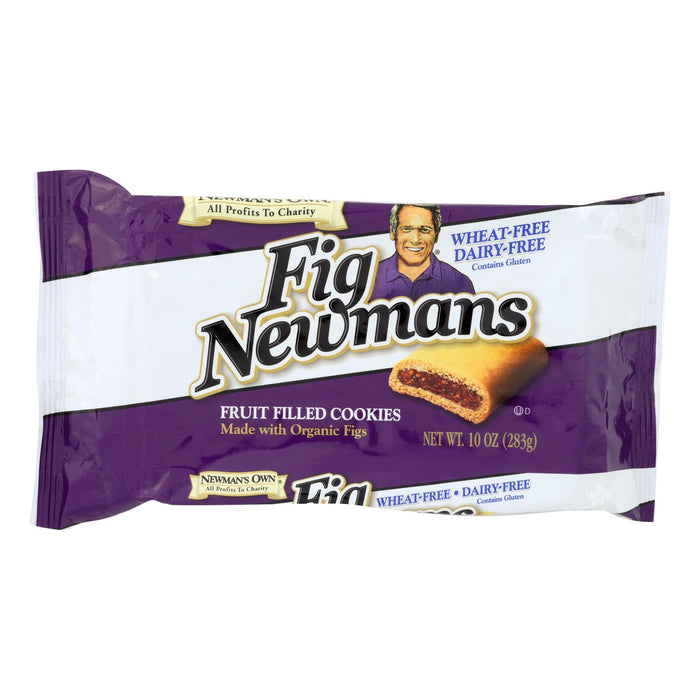 Newman's Own Organics Wheat-Free, Dairy-Free Fig Newmans (Pack of 6) - 10 Oz. Each