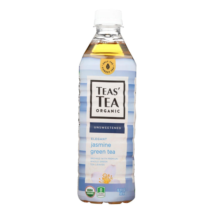 Ito-En Organic Jasmine Green Tea - 16.9 Fl Oz Bottle (Pack of 12)