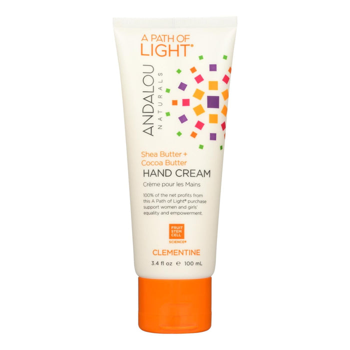 Andalou Naturals Shea Butter + Sea Buckthorn Clementine Hand Cream (Pack of 3) - 3.4 Oz.