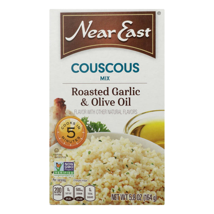 Near East Roasted Olive Oil and Garlic Couscous, 5.8 Oz (Pack of 12)