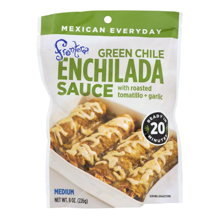 Frontera Foods Enchilada Sauce, Green Chile (Pack of 6 - 8 Oz.)