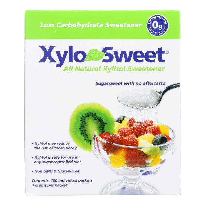 Xylosweet Sugar-Free Sweetener Sticks (Pack of 100)