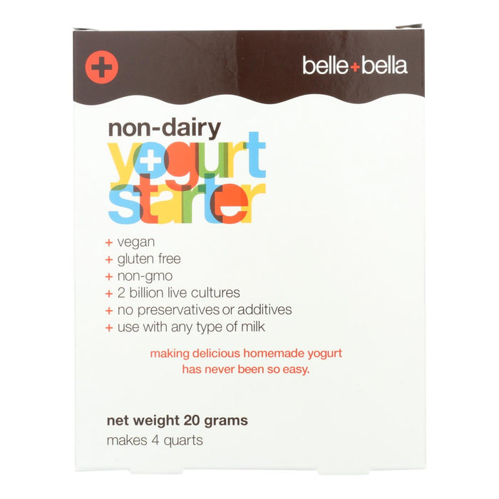 Belle and Bella Yogostarter (4g Pack) - Non-Dairy, Helps Make Plant-Based Yogurt at Home