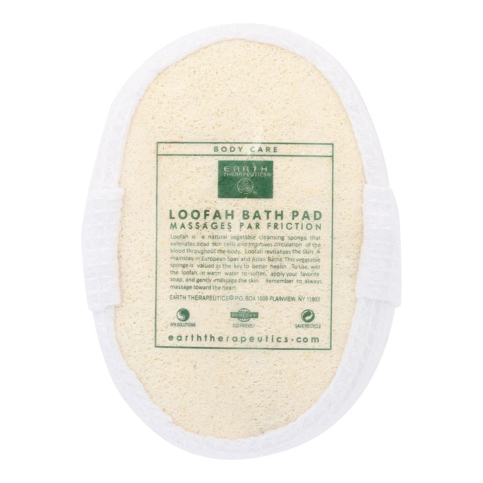 Earth Therapeutics Loofah Bath Pad for Exfoliating & Deep Cleansing