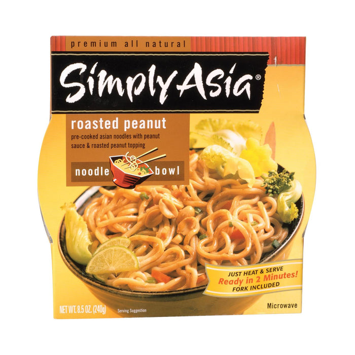 Simply Asia Roasted Peanut Noodle Bowl (Pack of 6 - 8.5 Oz.)