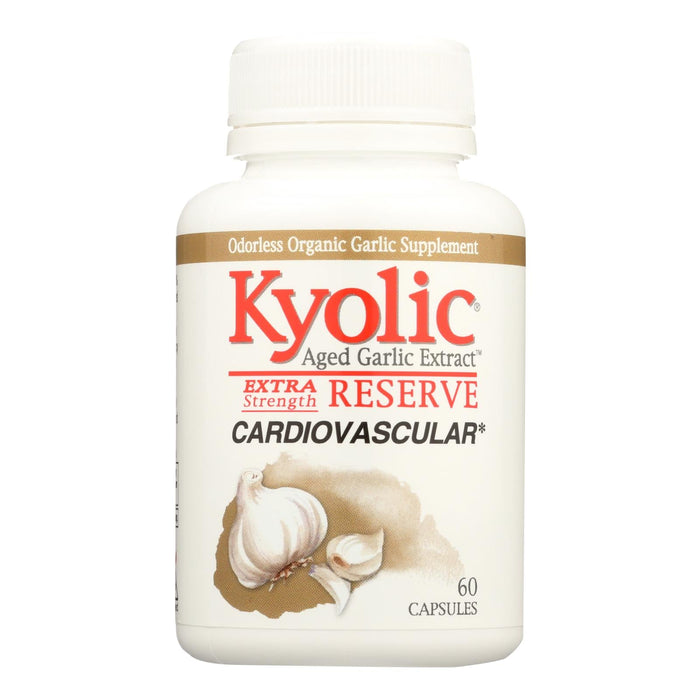 Kyolic Aged Garlic Extract Cardiovascular Extra Strength Reserve, 60 Capsules