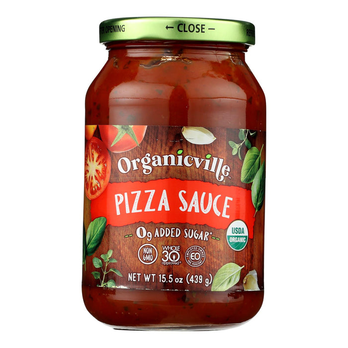 Organicville Gluten-Free Pizza Sauce, 15.5 oz (Pack of 6)