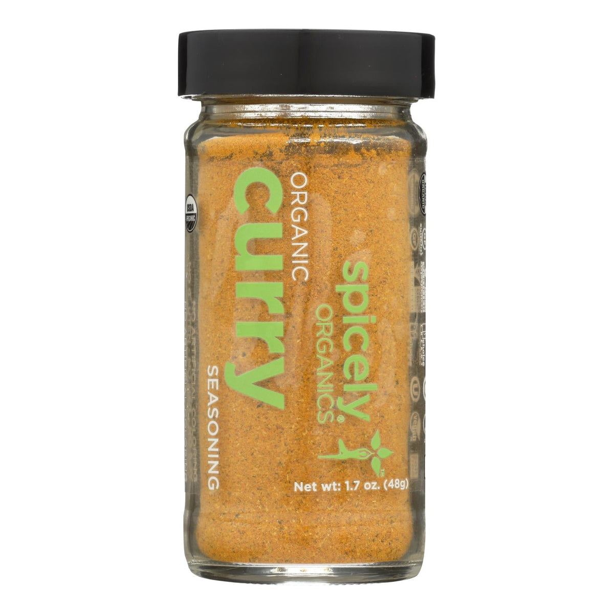 Spicely Organics USDA Certified Organic Premium Curry Powder, 3 x 1.7 ...