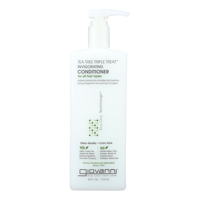 Giovanni Invigorating Tea Tree Conditioner - 24 Fl Oz