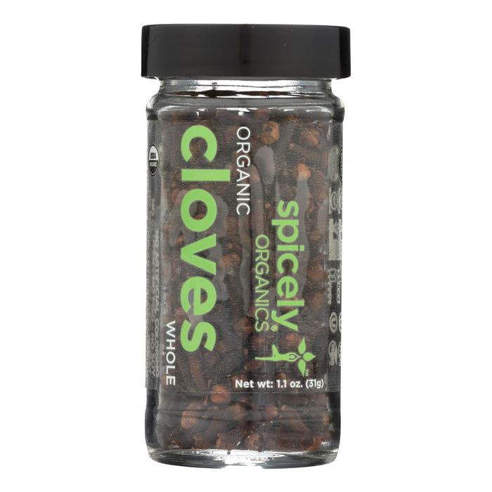 Spicely Organics Organic Cloves, Whole, 1.1 Oz Pack of 3