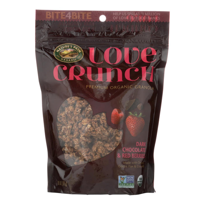 Nature's Path Love Crunch: Ark Chocolate & Red Berries (6-Pack of 11.5 Oz. Bags) for Heart-Healthy Breakfast