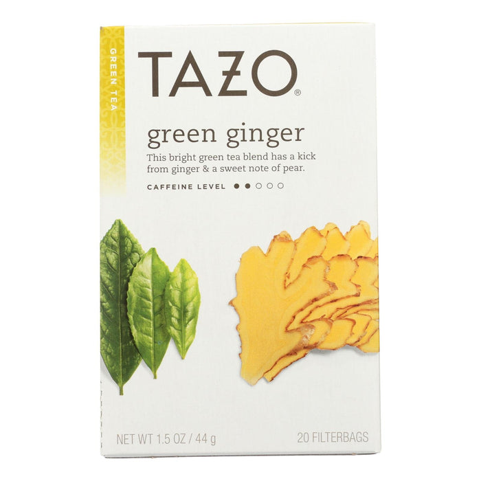 Green Tea Ginger (Pack of 6 - 20 Bag) Tazo Tea