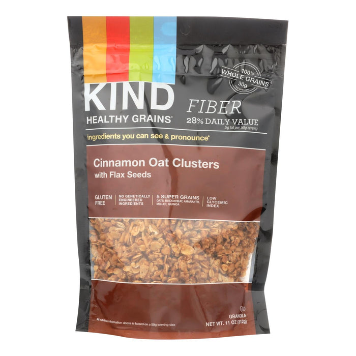 Kind Cinnamon Oat Clusters With Flax Seeds - 11 Oz (Pack of 6)