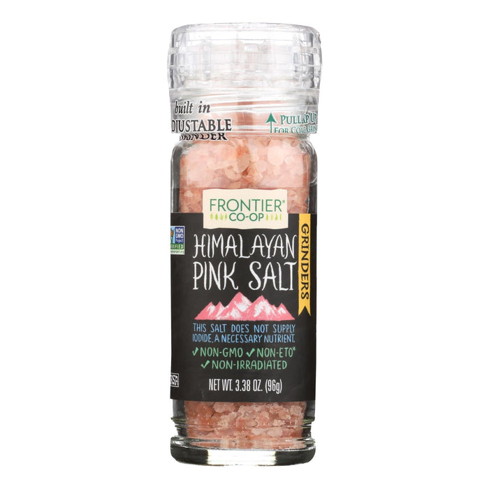 Frontier Herb Himalayan Pink Salt Refillable Grinder, 3.4 Oz (Pack of 6)