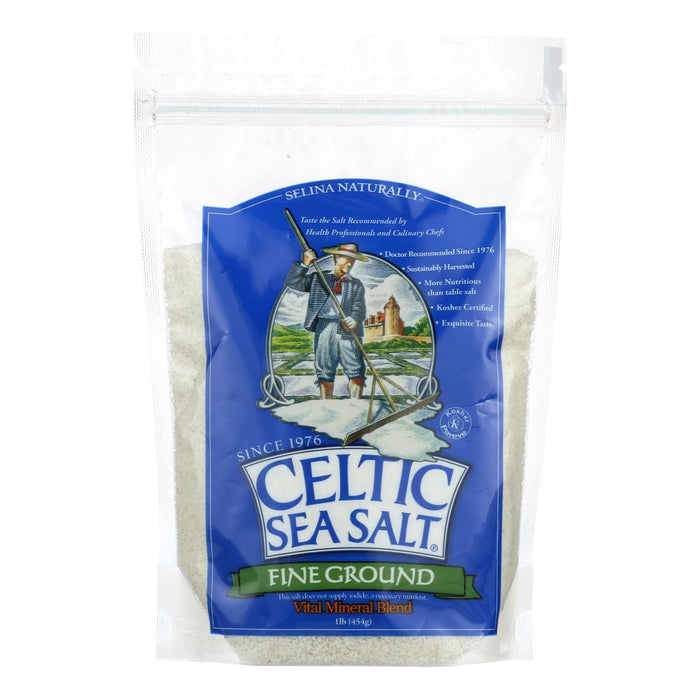 Celtic Sea Salt: Premium, Fine Ground (6 lbs.)