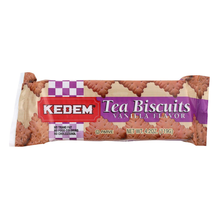 Kedem Vanilla Tea Biscuits, 4.2 Oz. (Pack of 24)