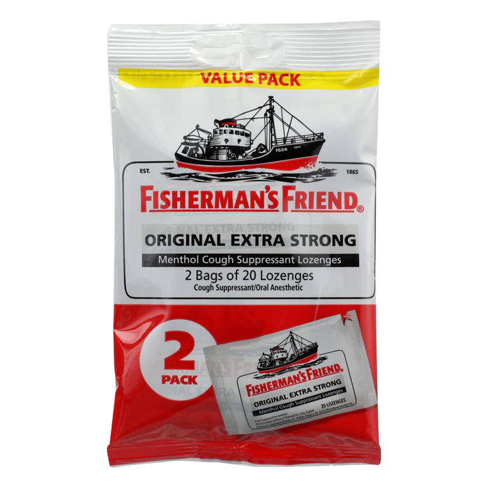 Fisherman's Friend Original Extra Strong Lozenges, 40 Lozenges per Pack (1 Case)