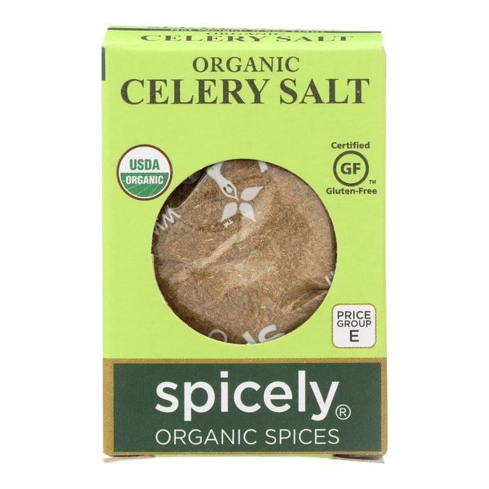 Spicely Organics Organic Celery Salt (Pack of 6 - 0.5 Oz.)