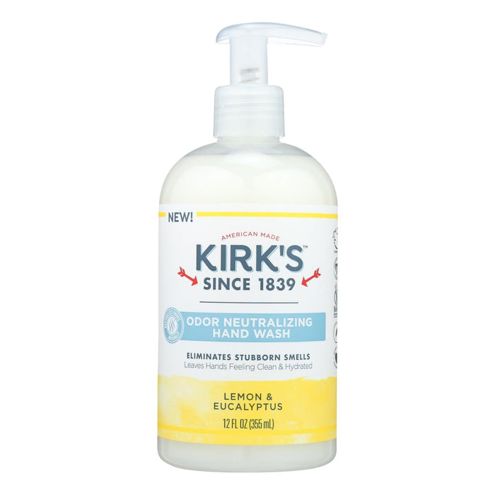 Kirk's Natural Lemon Eucalyptus Hand Soap, 12 Fl. Oz.